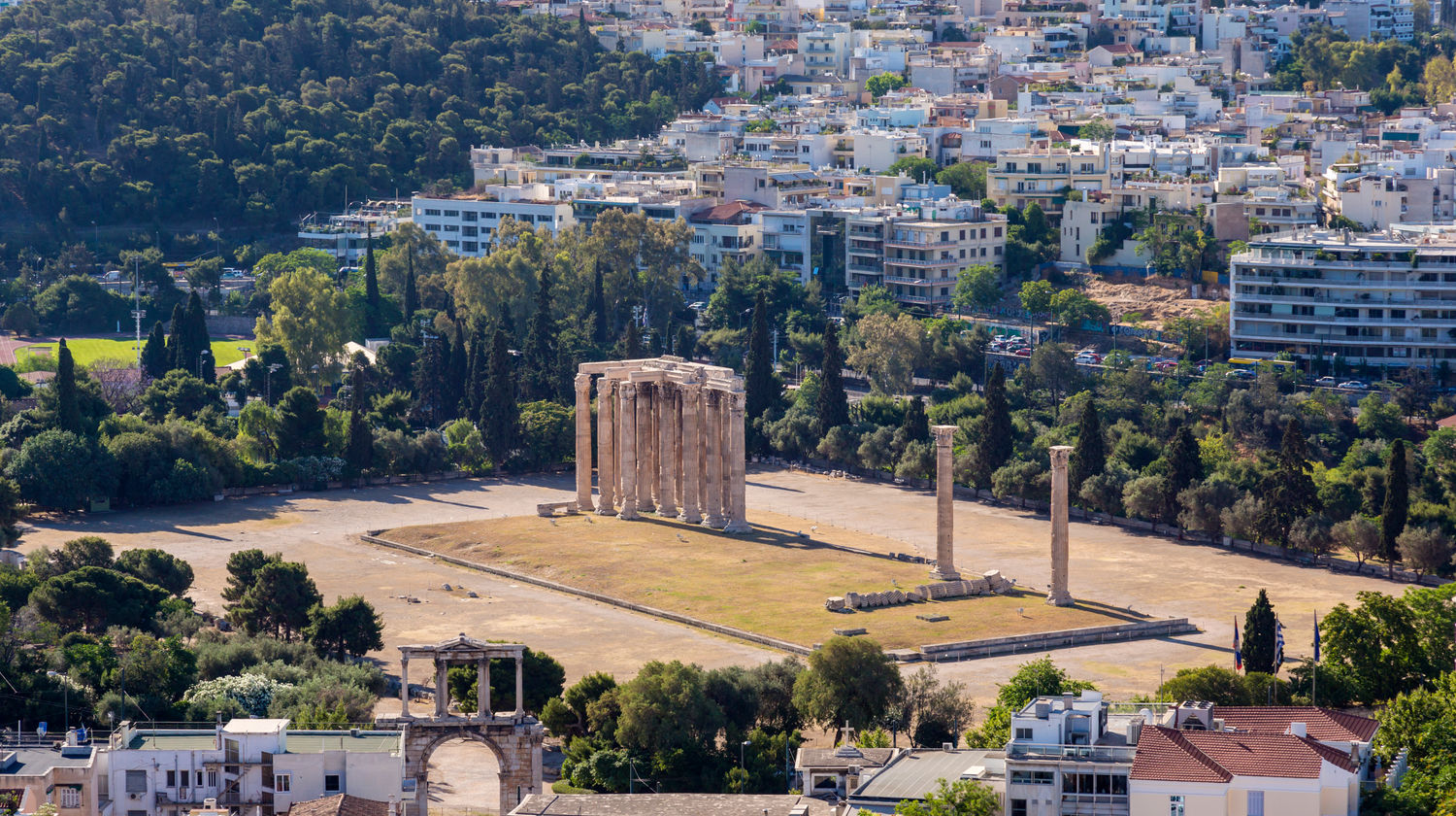 Temple of Olympian Zeus in Athens