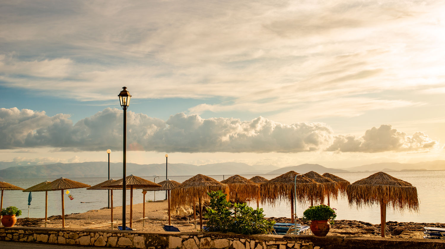 Coast of Corfu Island