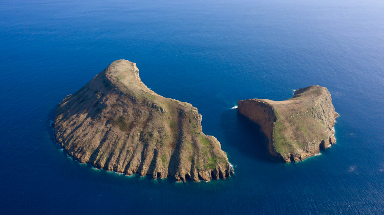 Cabras Islets off the coast of Terceira Island