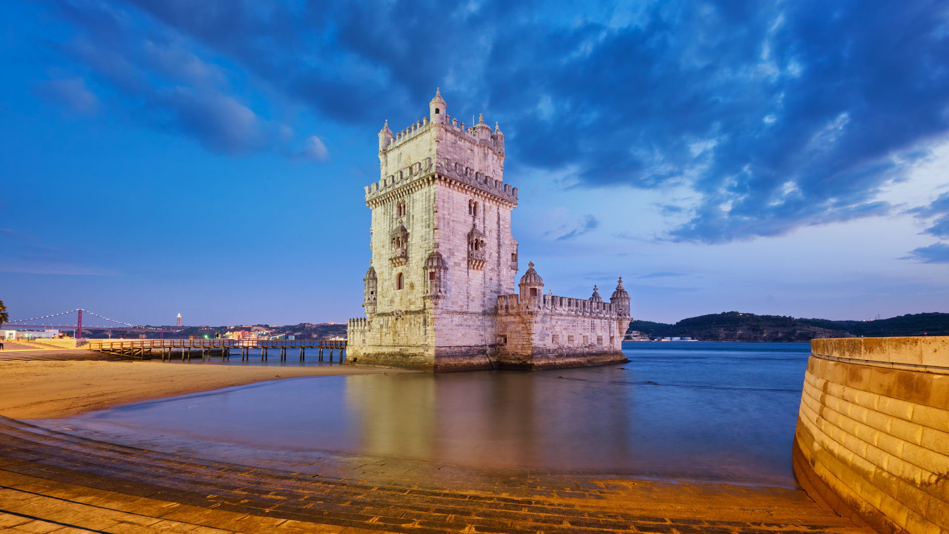 Belém Tower – Lisbon’s Riverside Fortress at Twilight