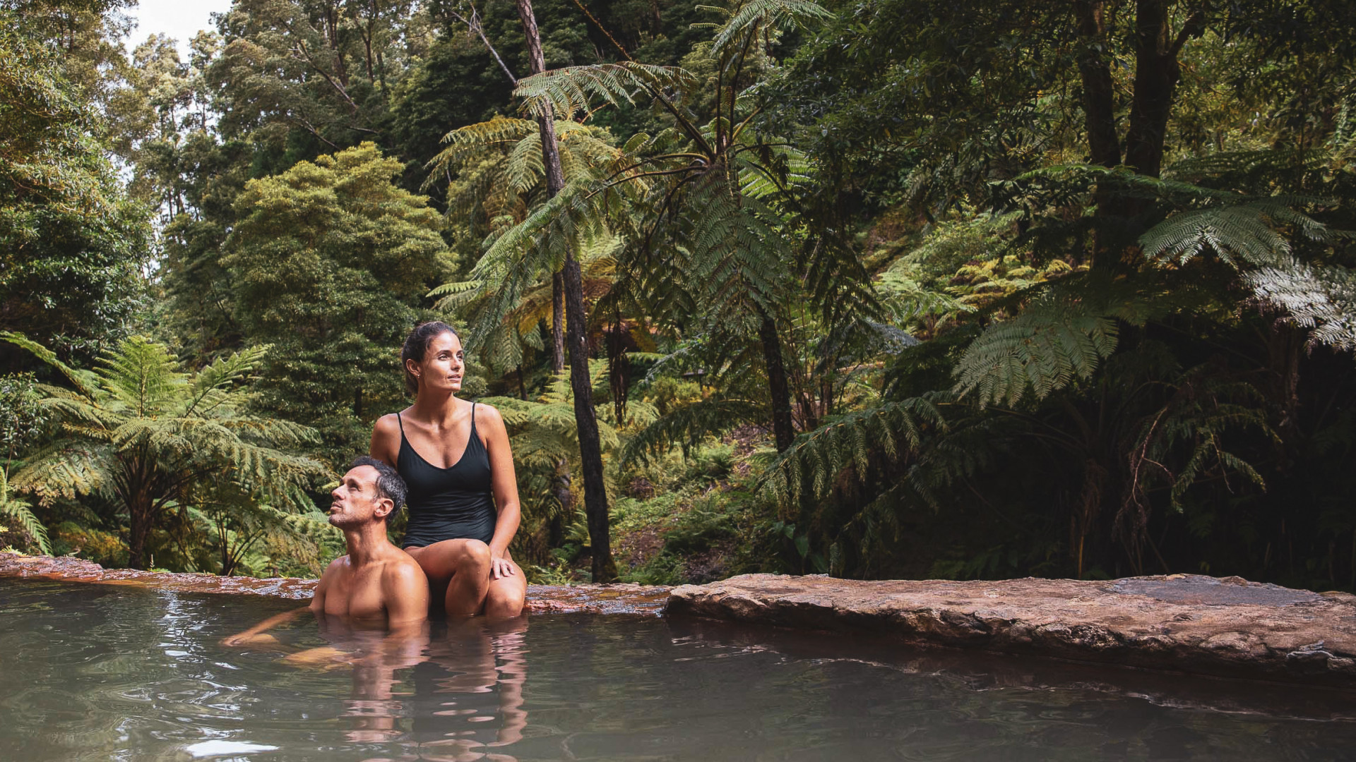 Unwinding in the steamy calm of Caldeira Velha