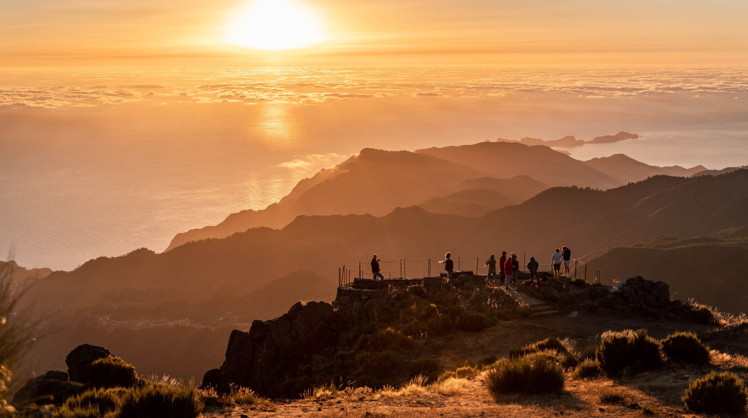 Sunset Hike at Pico do Areeiro, Madeira