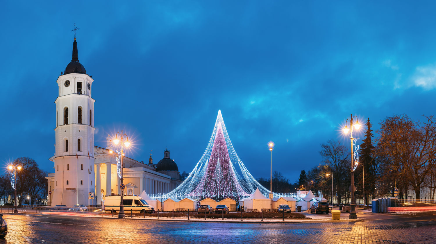 Vilnius Cathedral Square, Vilnius, Lithuania