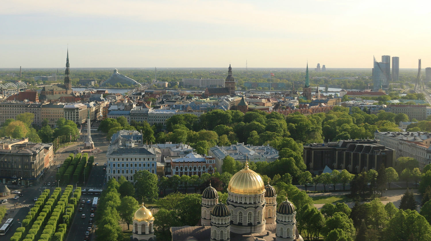 Riga Old Town Skyline, Riga, Latvia