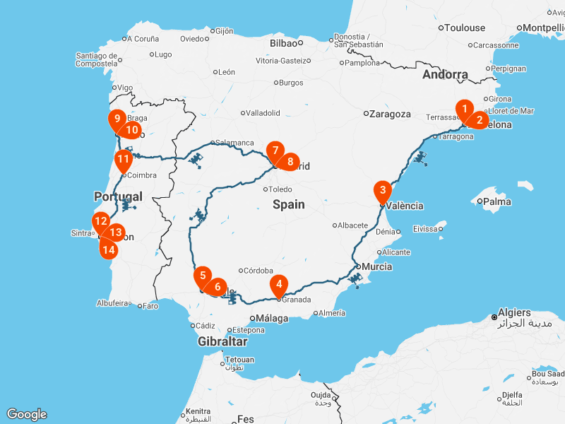 Andalusia & Portugal: Small Group Tour