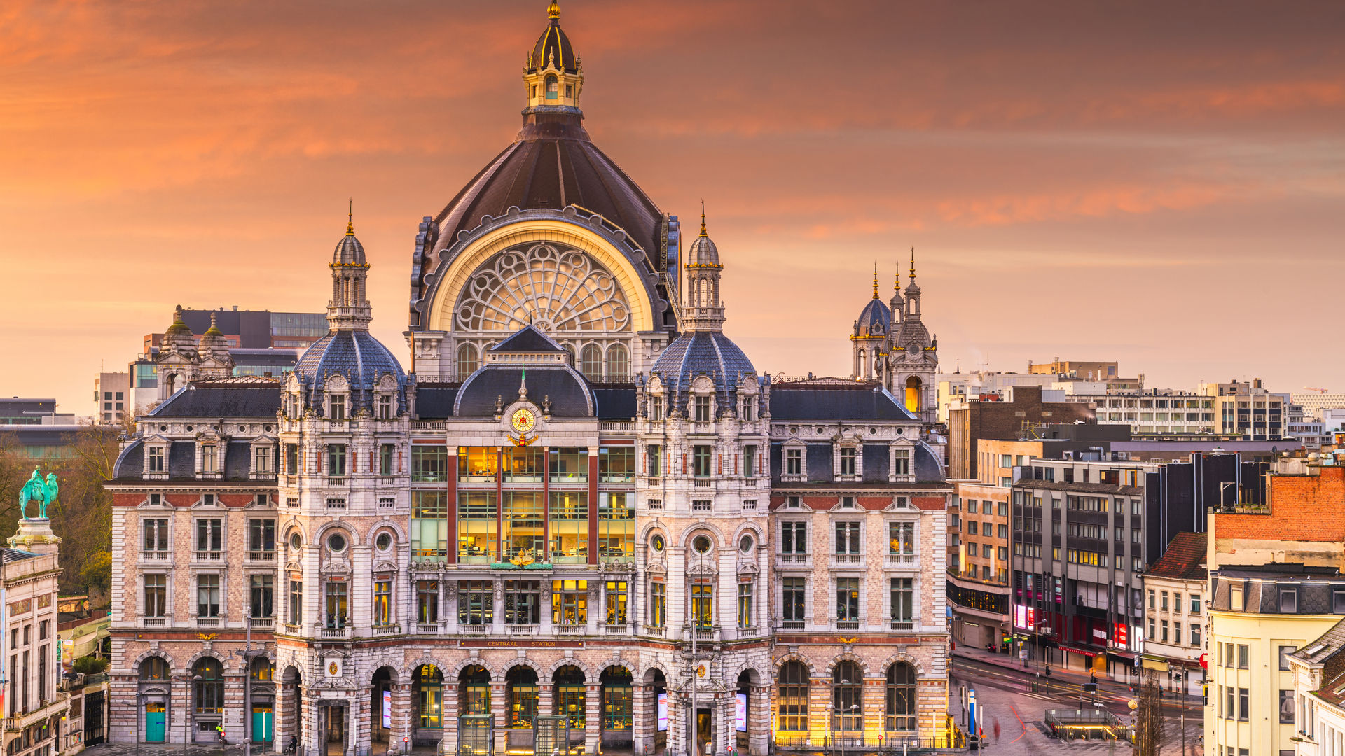 Central Railway Station, Antwerp, Belgium