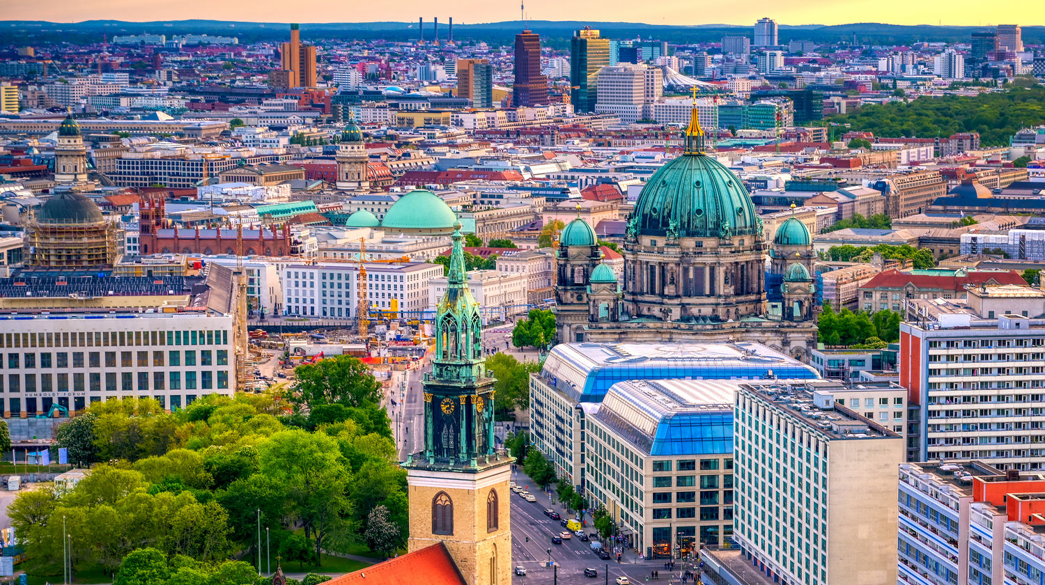 Panoramic View of Berlin Cathedral 