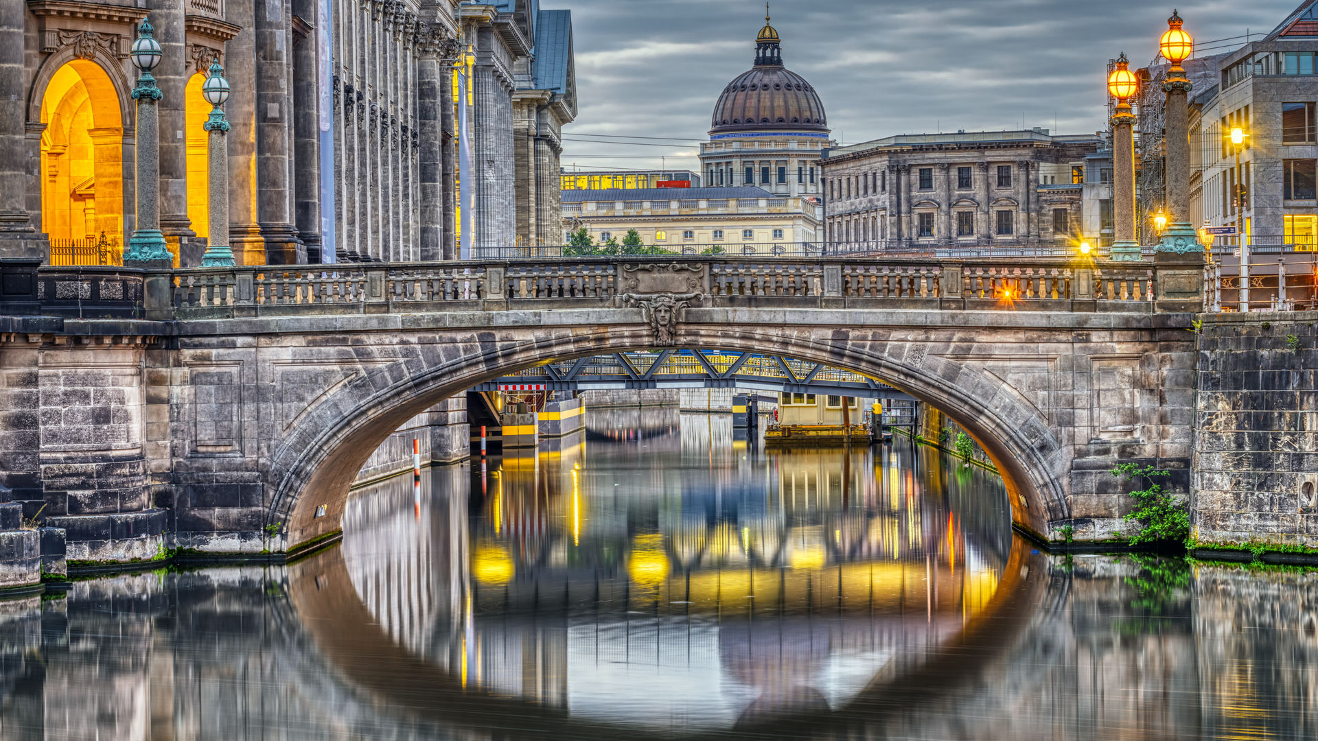 Museum Island Canal View in Berlin