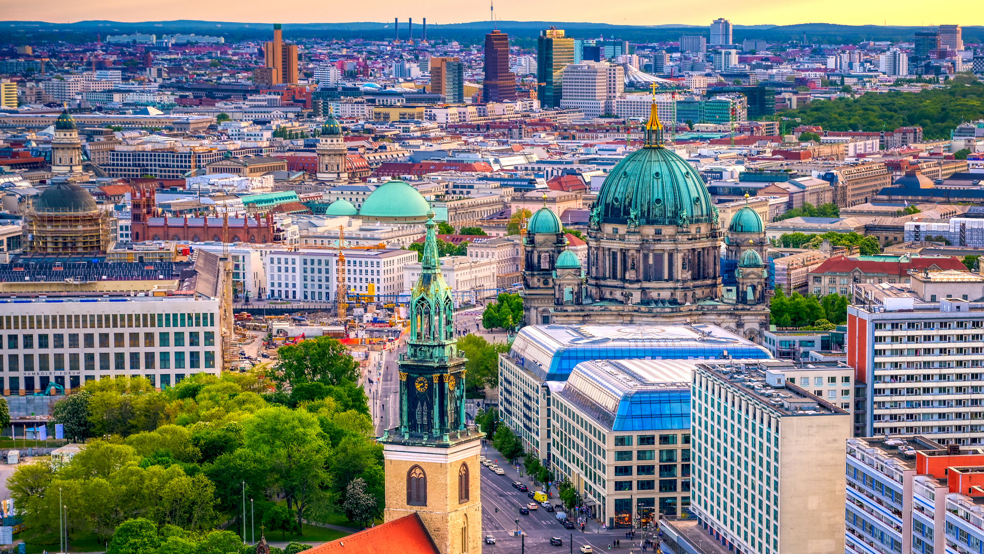 Panoramic View of Berlin Cathedral 