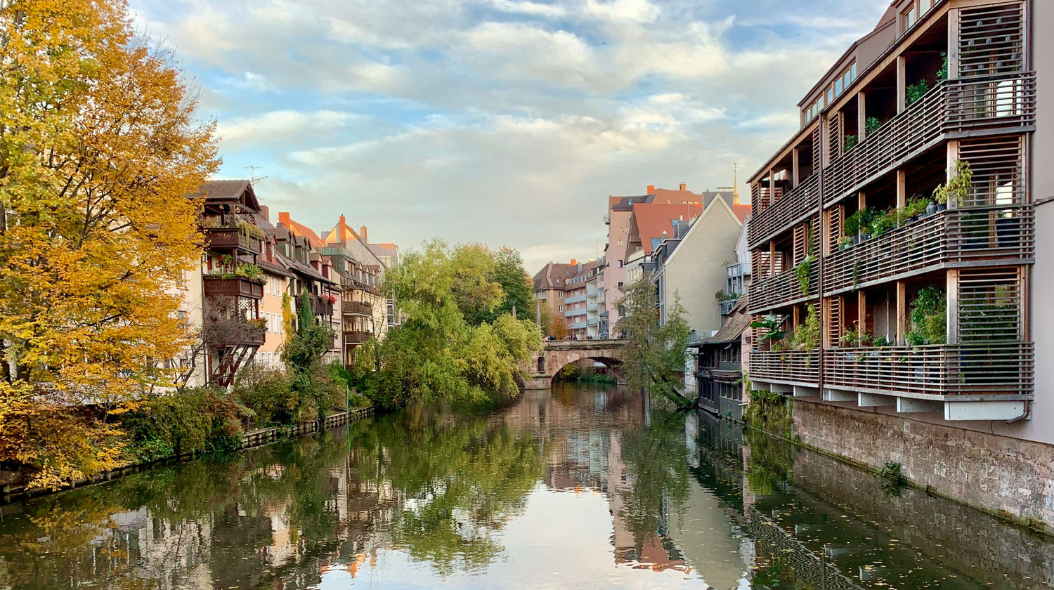Pegnitz River, Nuremberg, Germany