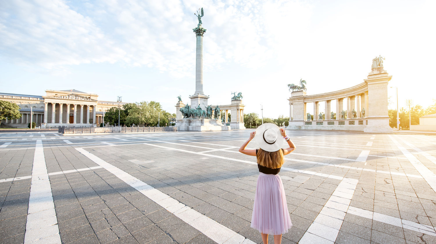 Heroes' Square, Budapest, Hungary