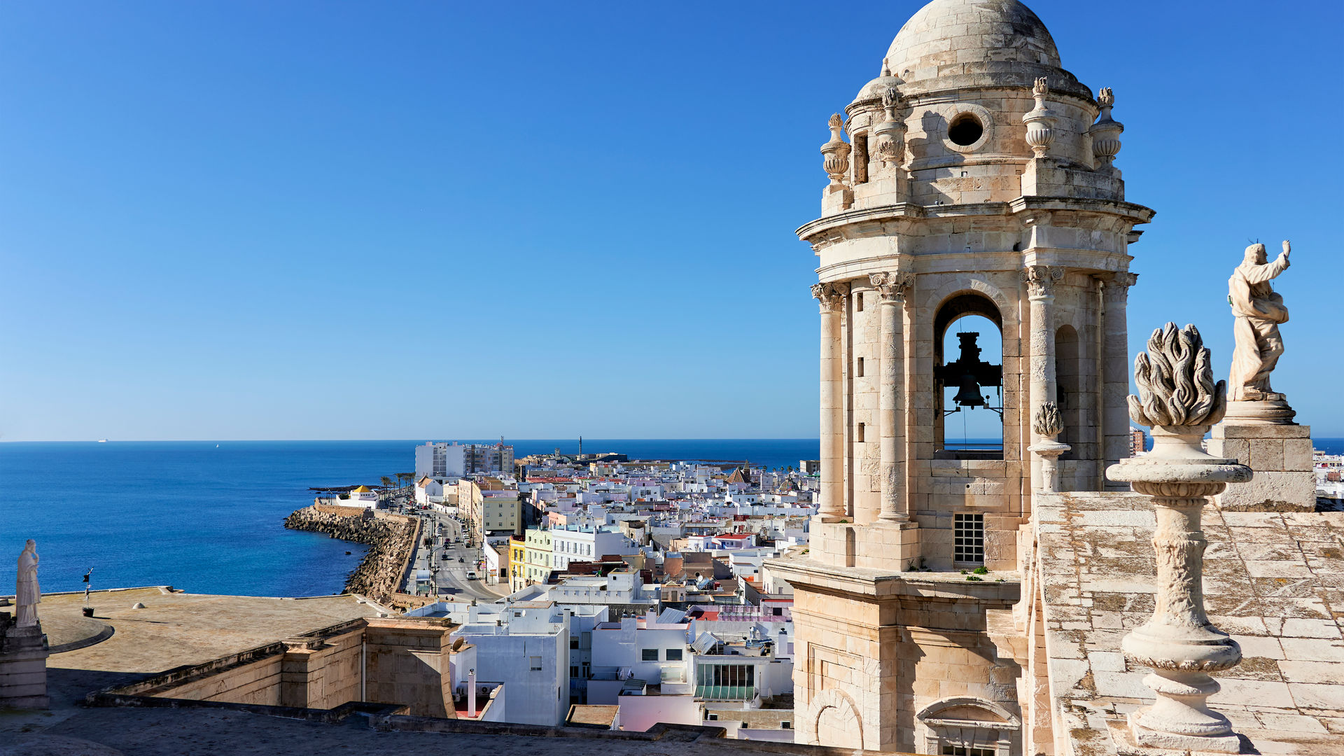Cádiz Cathedral Tower, Cádiz, Andalusia, Spain