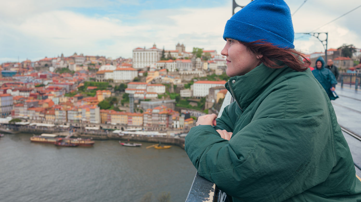 Facing Gaia From the D. Luís Bridge, Porto