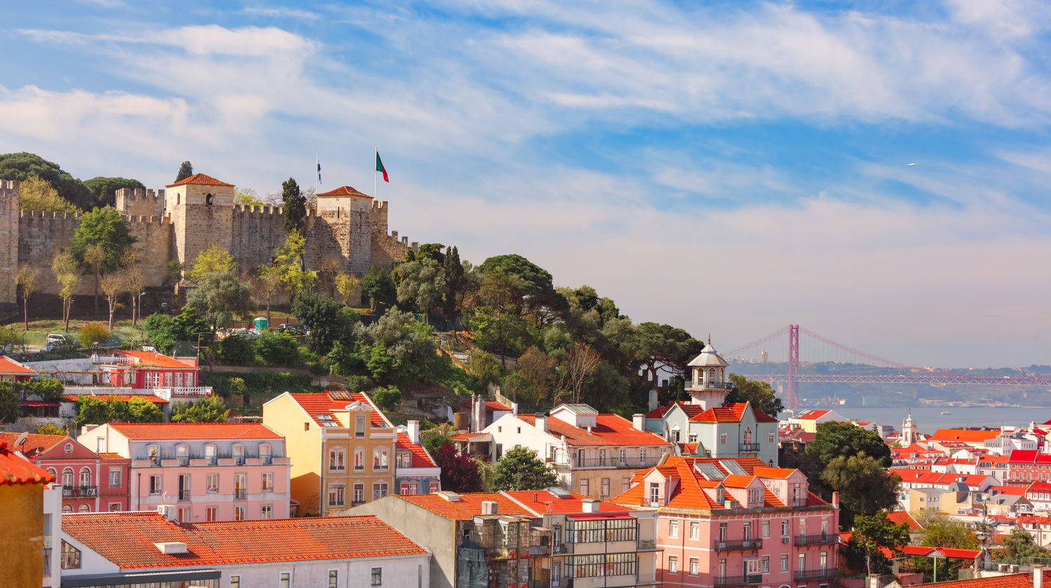 Lisbon Cityscape with São Jorge Castle