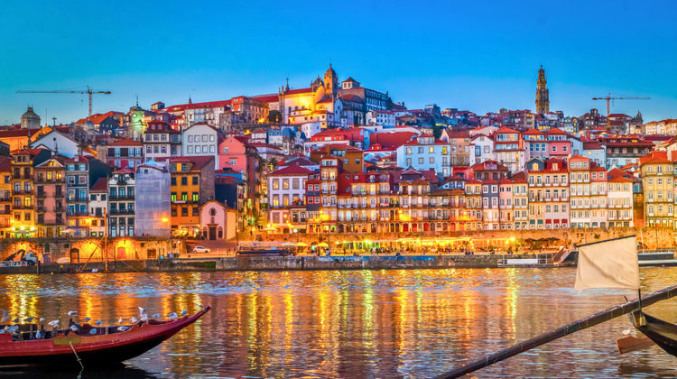 Vila Nova de Gaia at Night, Porto