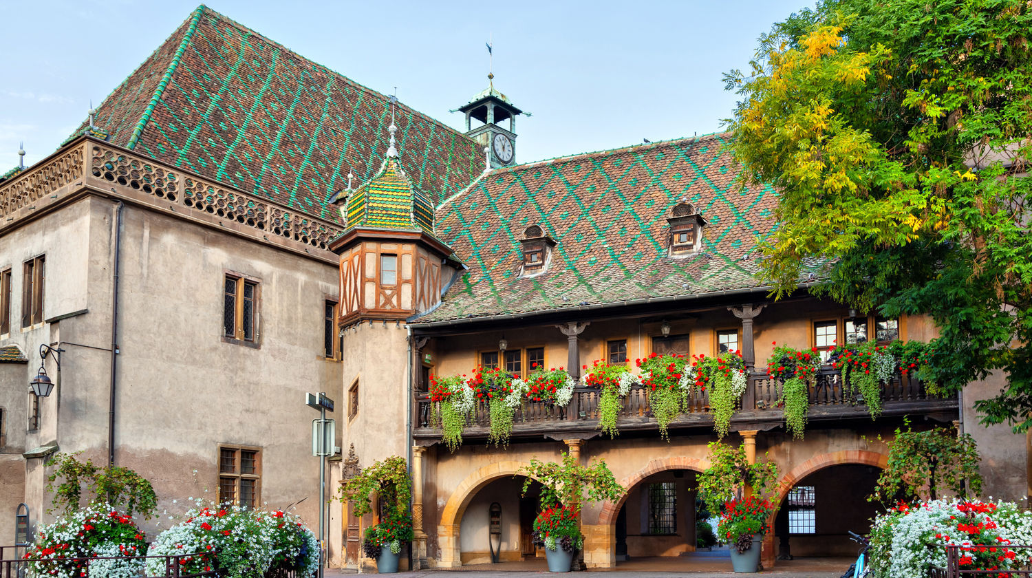 Traditional Alsatian Architecture in Colmar, France