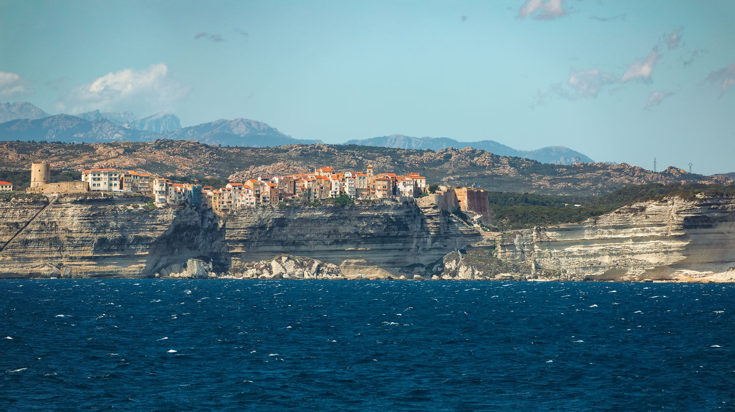 View of Bonifacio Town, Corsica