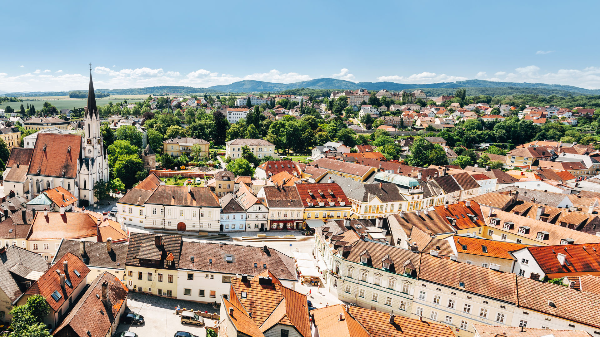 View of Melk, Austria
