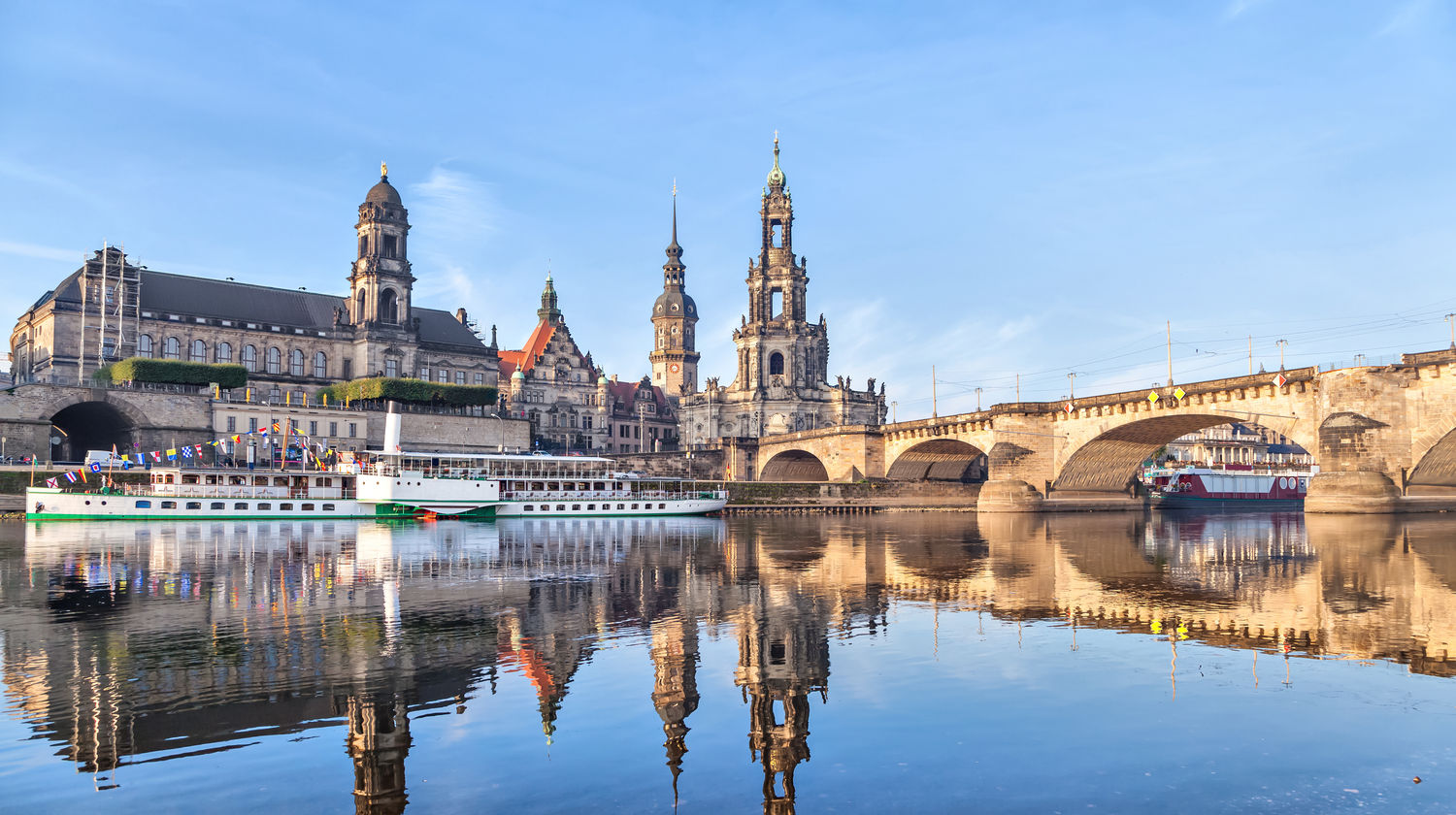 Dresden Old Town Waterfront, Dresden, Germany
