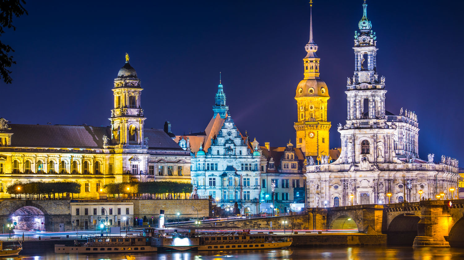 Dresden Old Town Skyline, Dresden, Germany