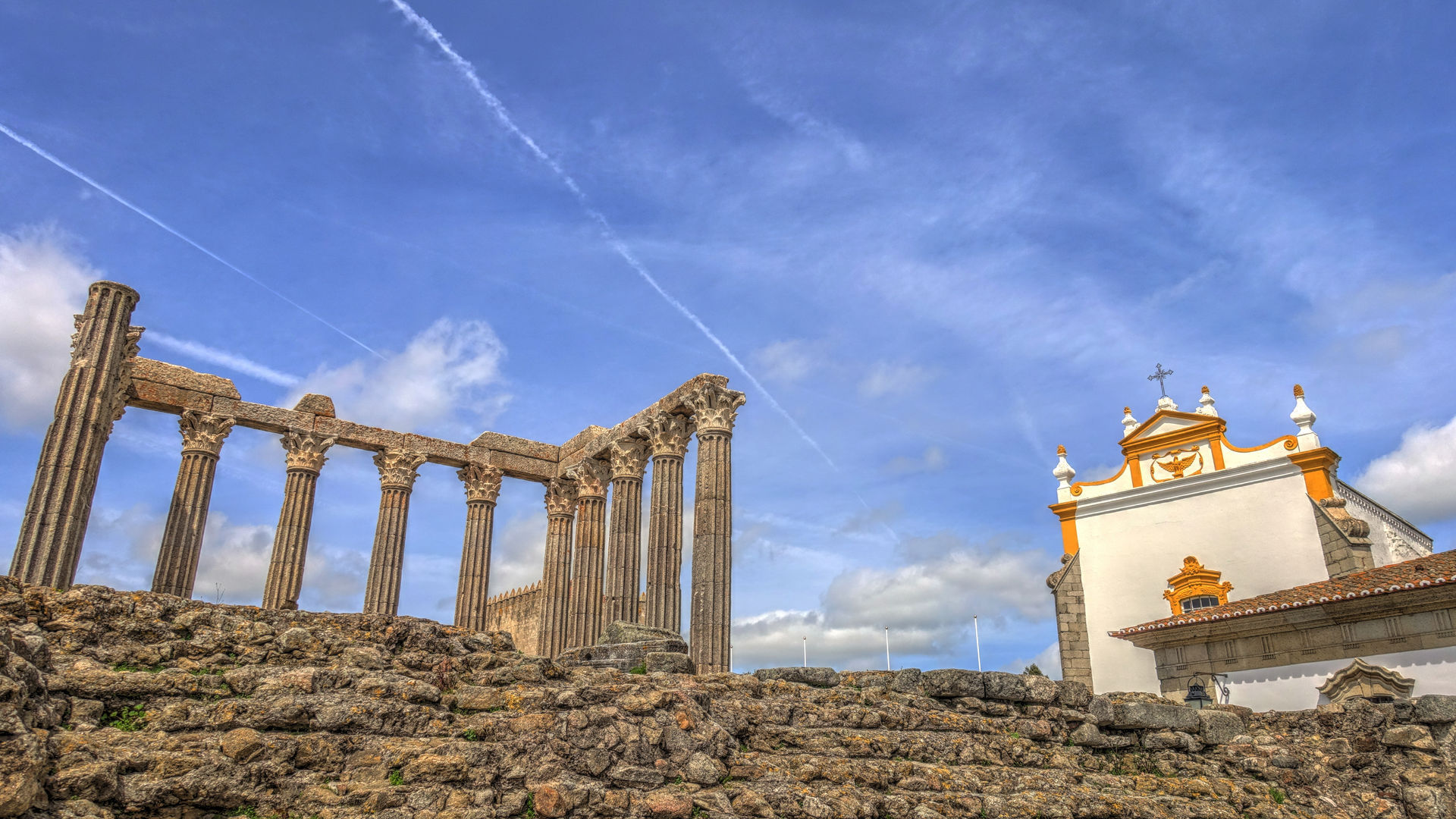 Roman Temple of Évora (also known as the Templo de Diana)