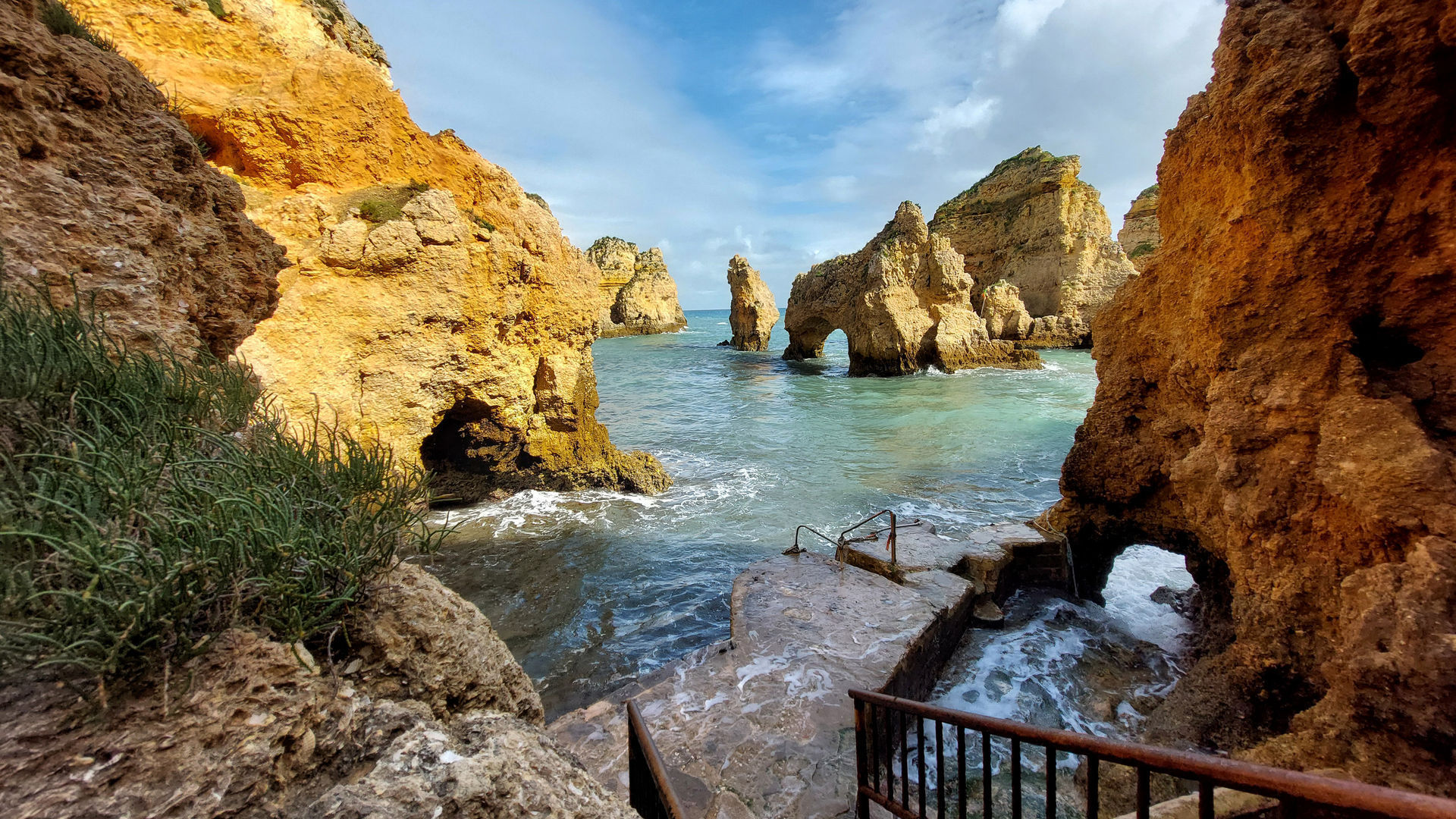 Cliffs of Ponta da Piedade, located in Lagos