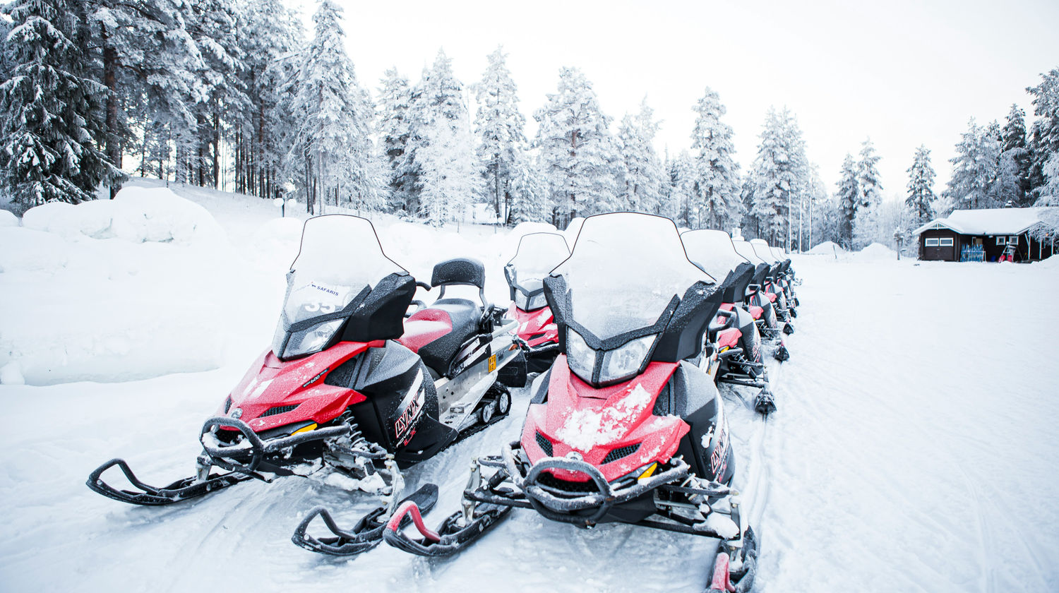 Snowmobile Safari, Rovaniemi, Finland