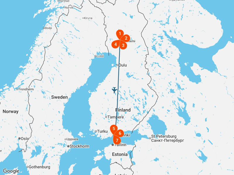 Christmas in Finnish Lapland: Santa Claus Hometown