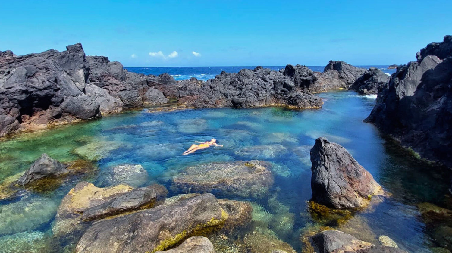 Floating in Graciosa’s Natural Pools