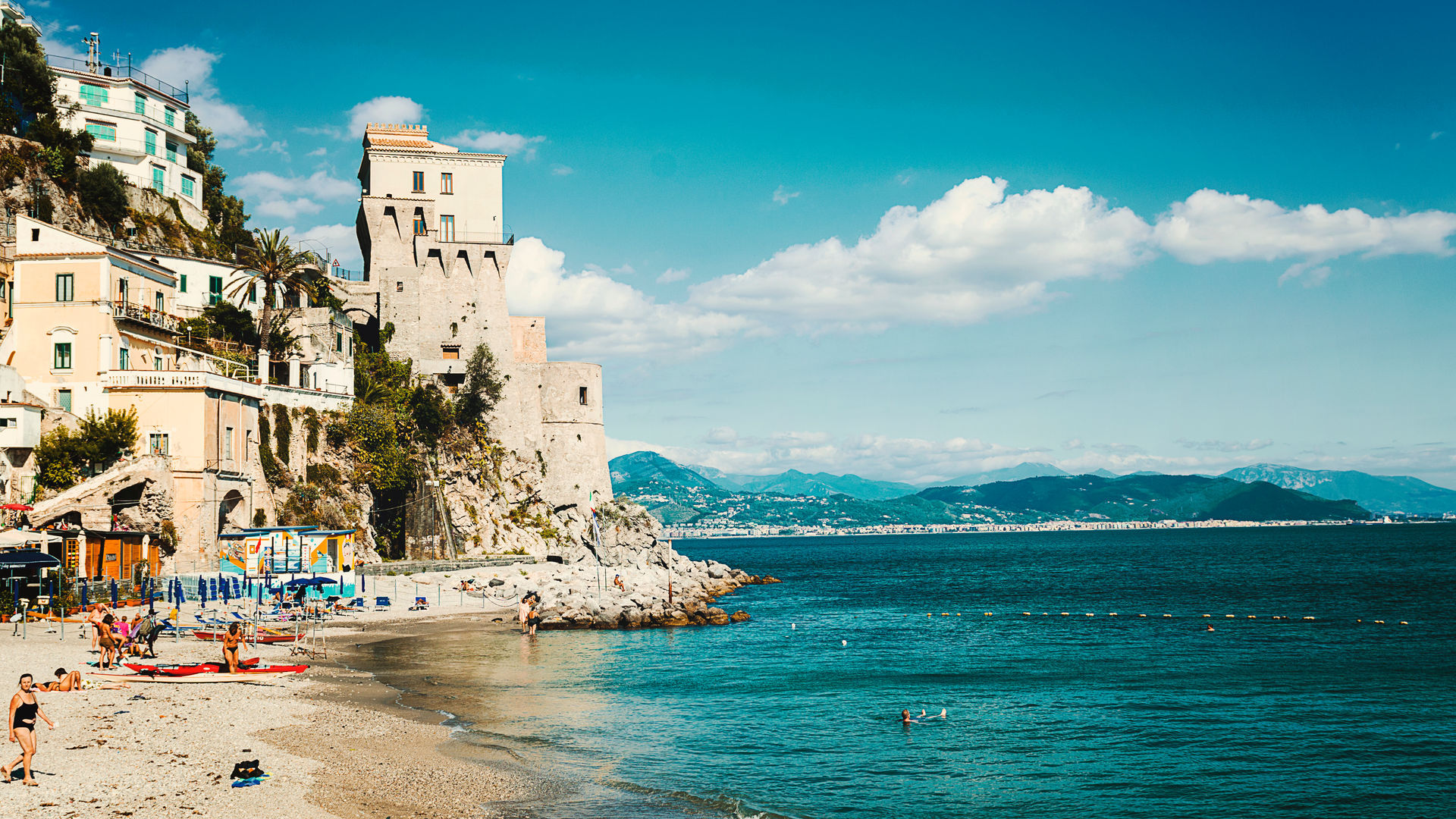 Salerno Beach, Salerno, Italy
