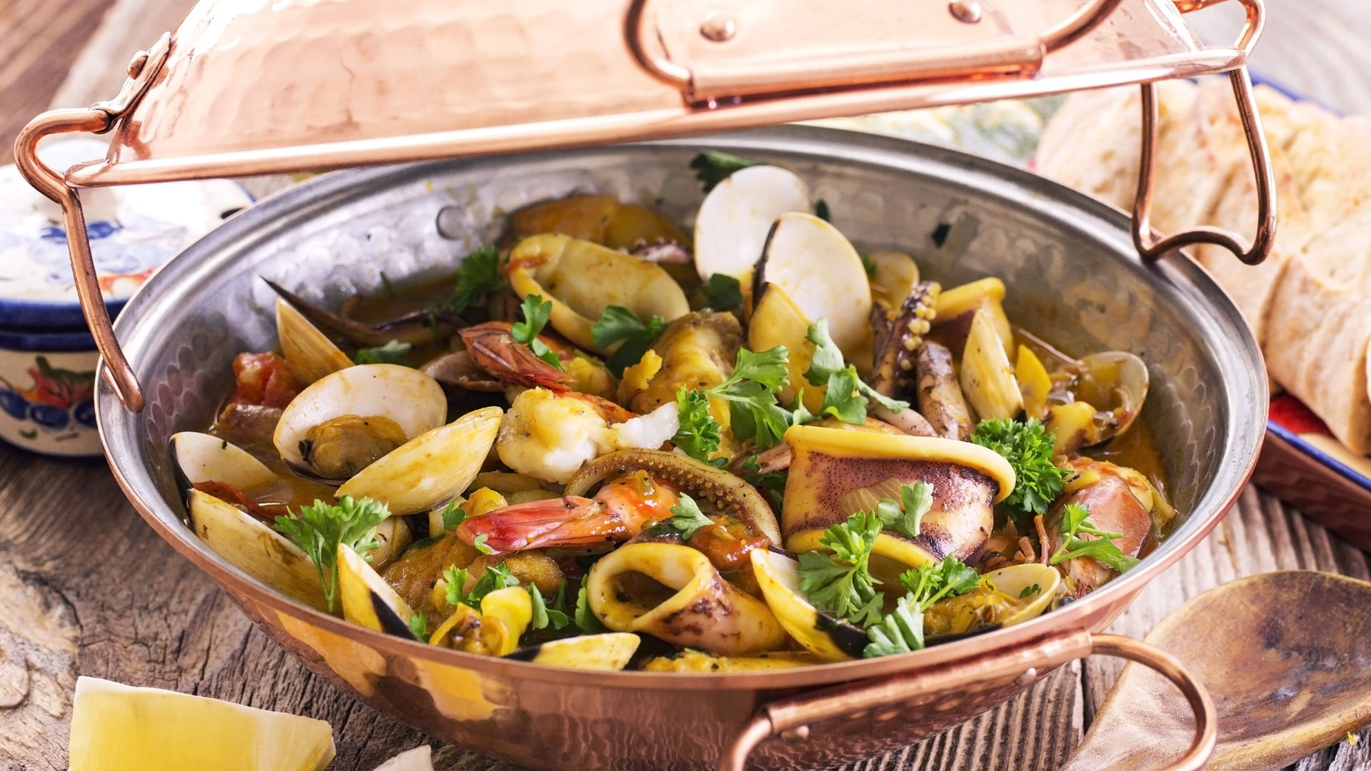 Cataplana Seafood Dish, Algarve