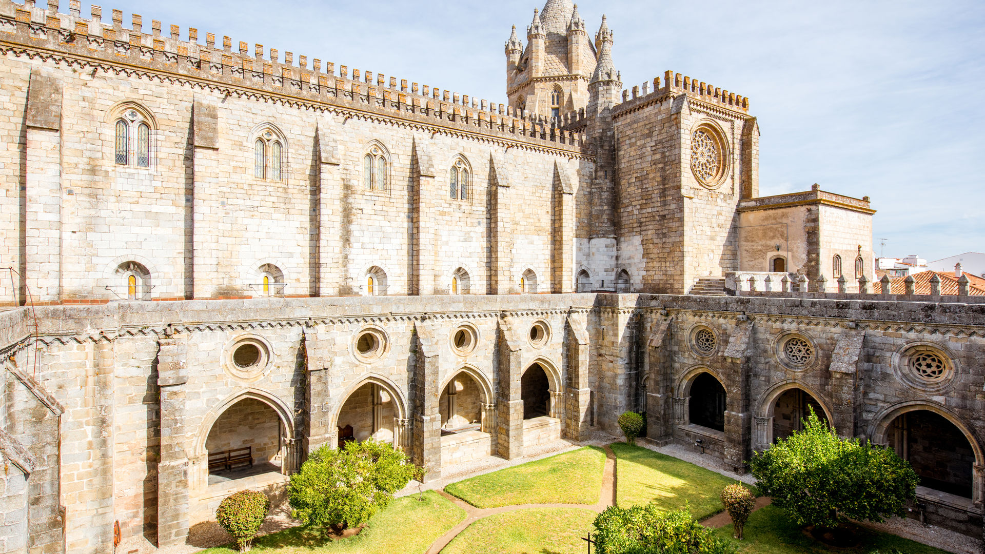 Cathedral in Évora Old Town