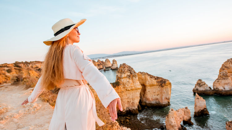 Rocky Coastline in Lagos, Algarve