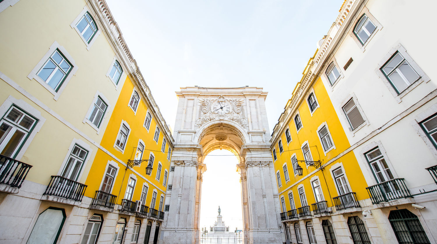 Rua Augusta Arch, Lisbon, Portugal
