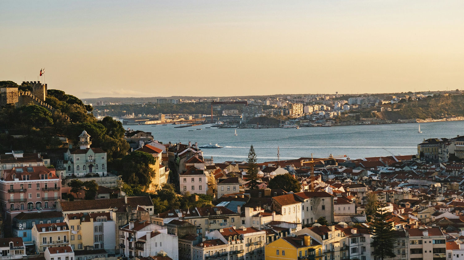 Sunset Viewpoint, Lisbon, Portugal