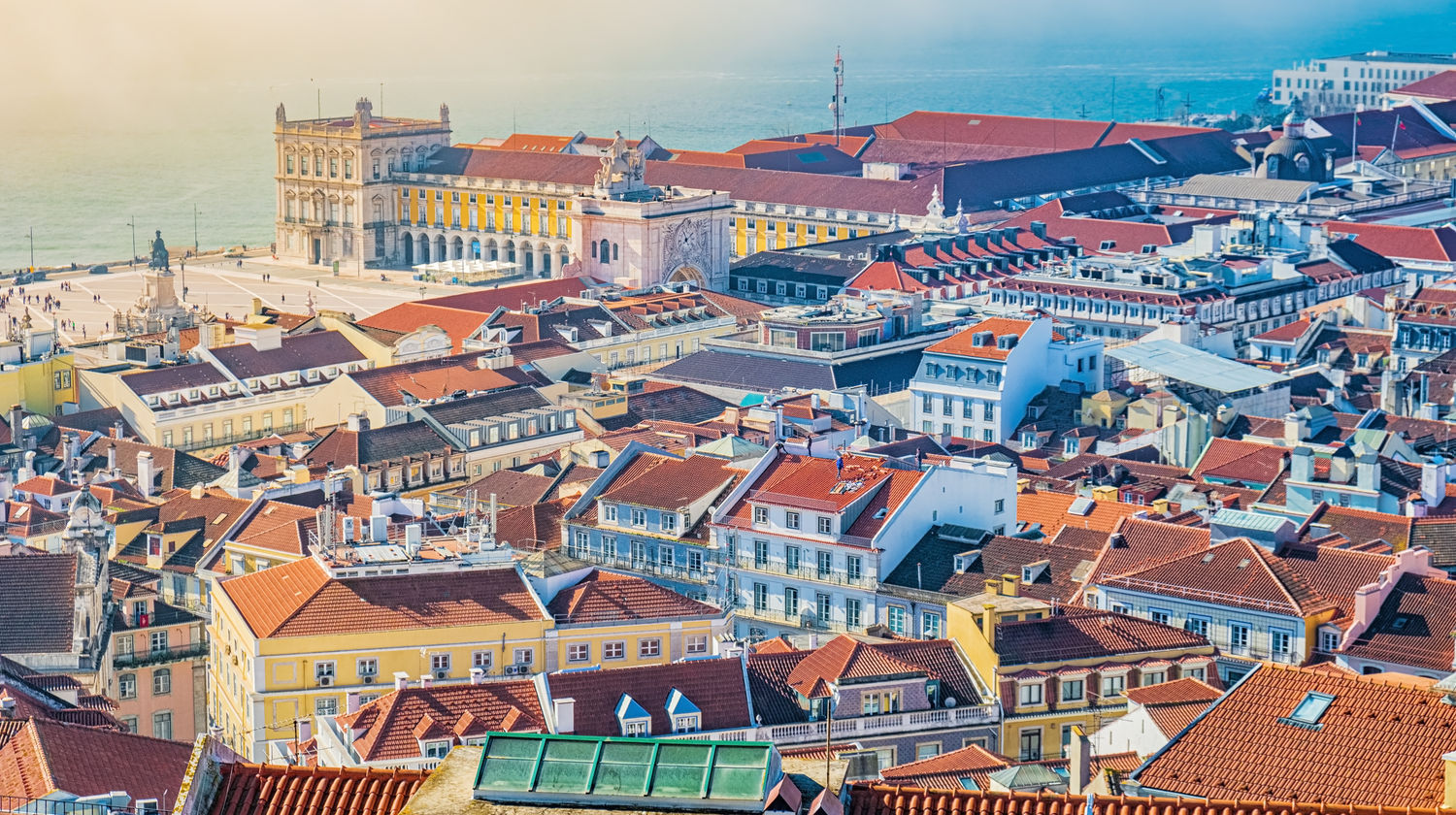 Alfama Rooftops, Lisbon, Portugal