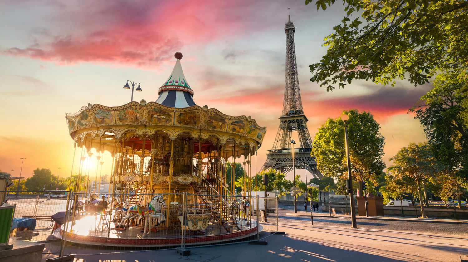 Eiffel Tower Carousel, Paris, France