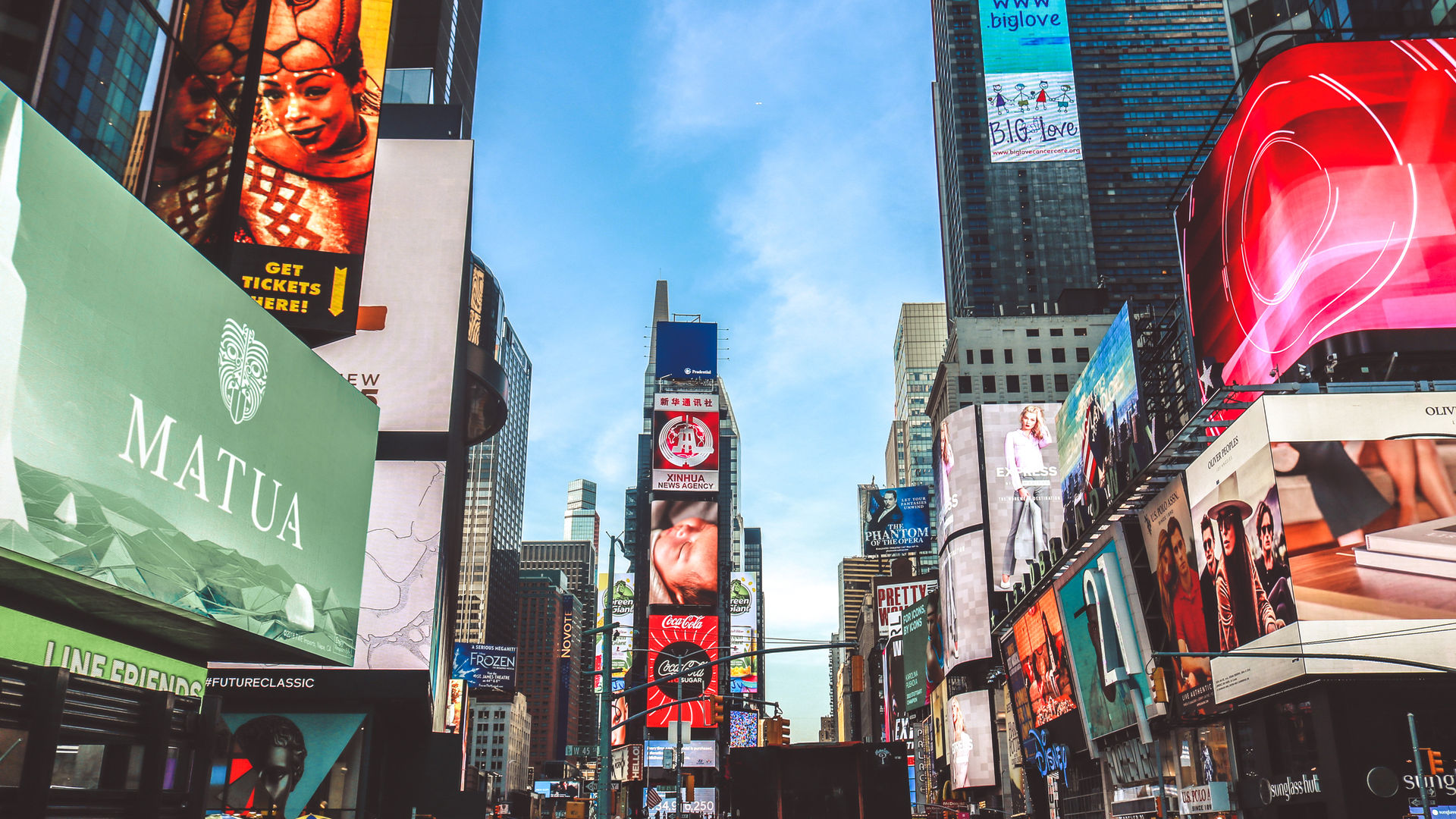 Times Square in New York City - USA