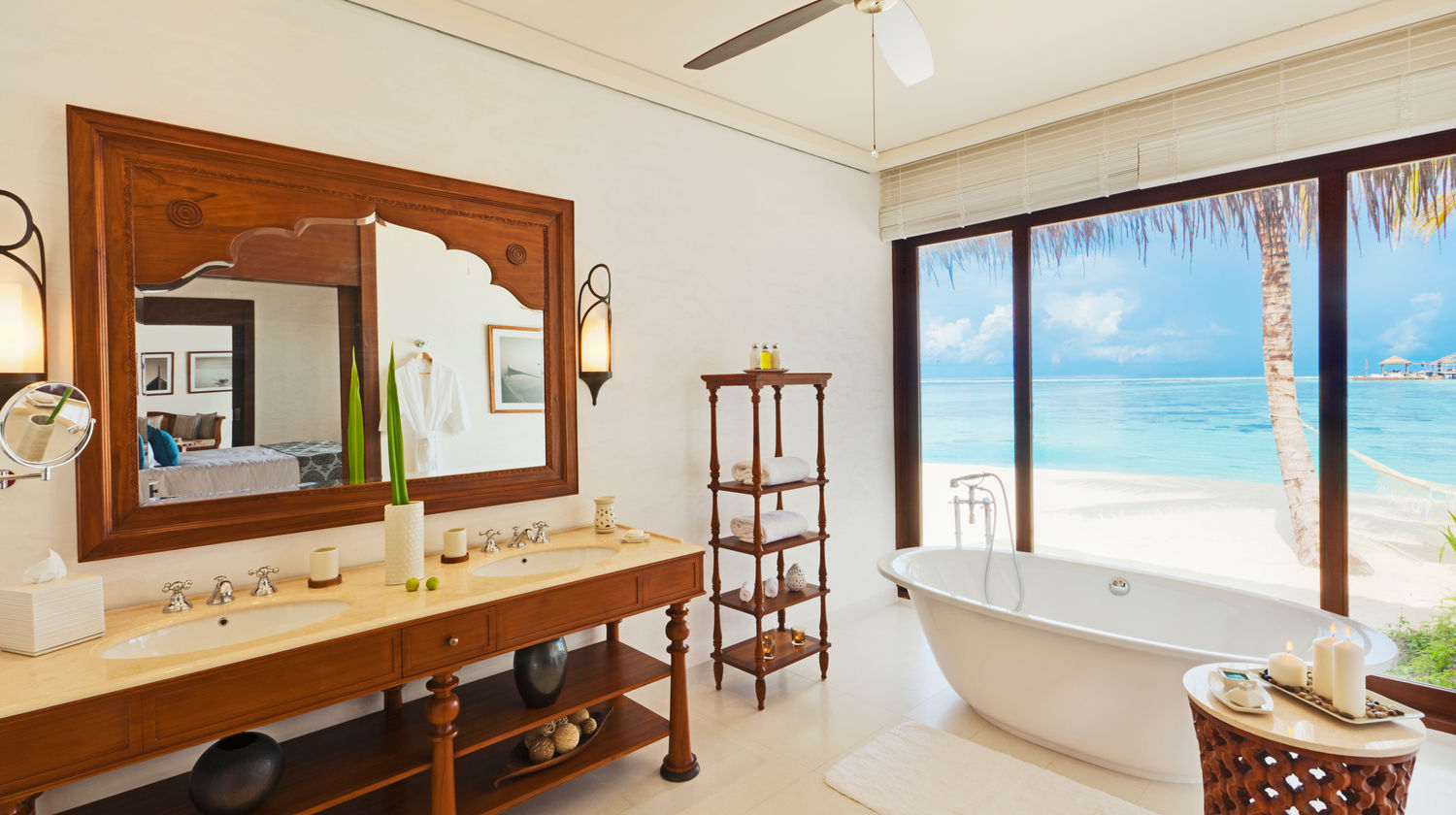 Beach Villa Bedroom, The Residence Maldives at Falhumaafushi, Falhumaafushi, Maldives
