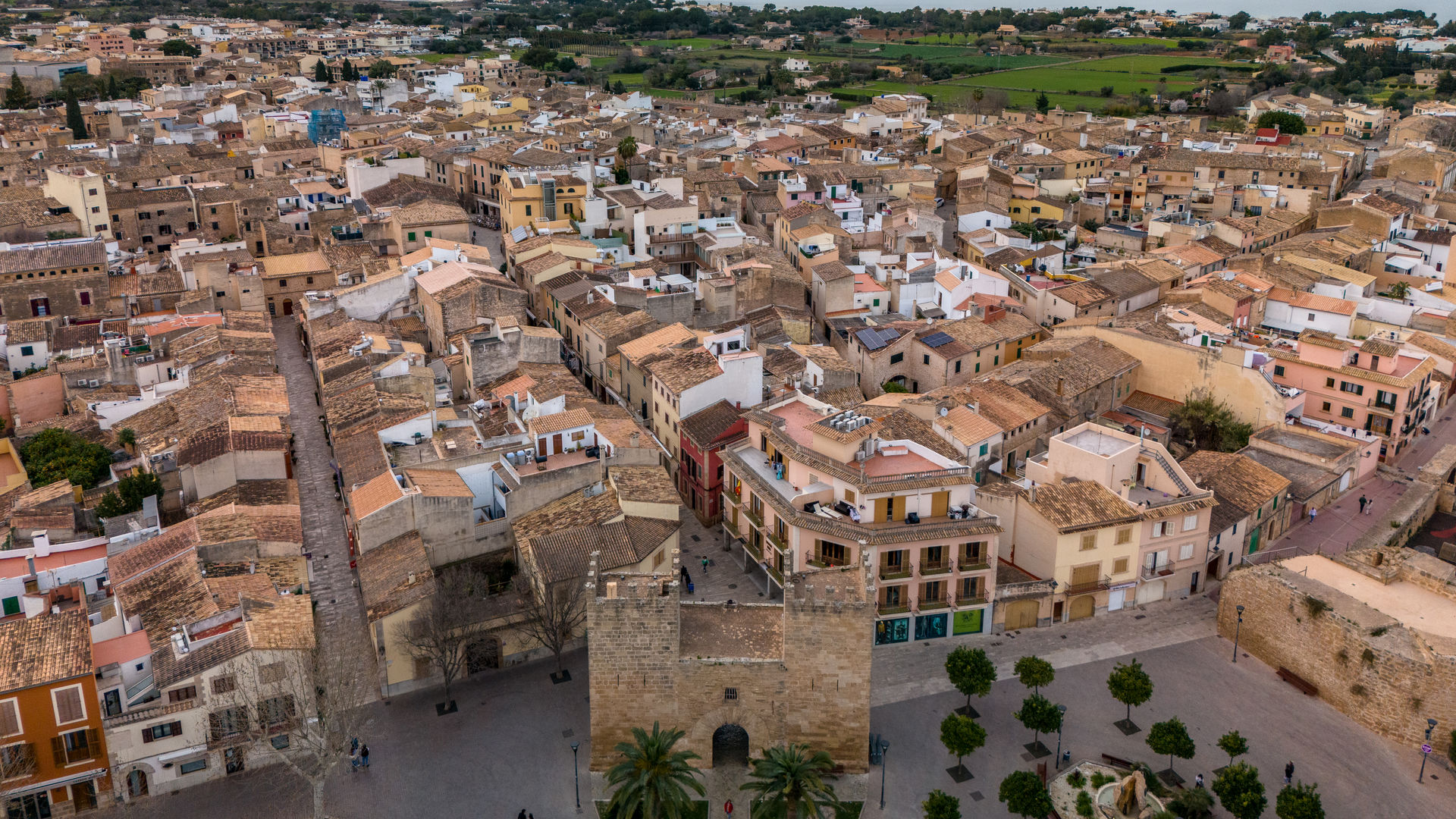 View of Alcudia, Palma de Mallorca, Spain