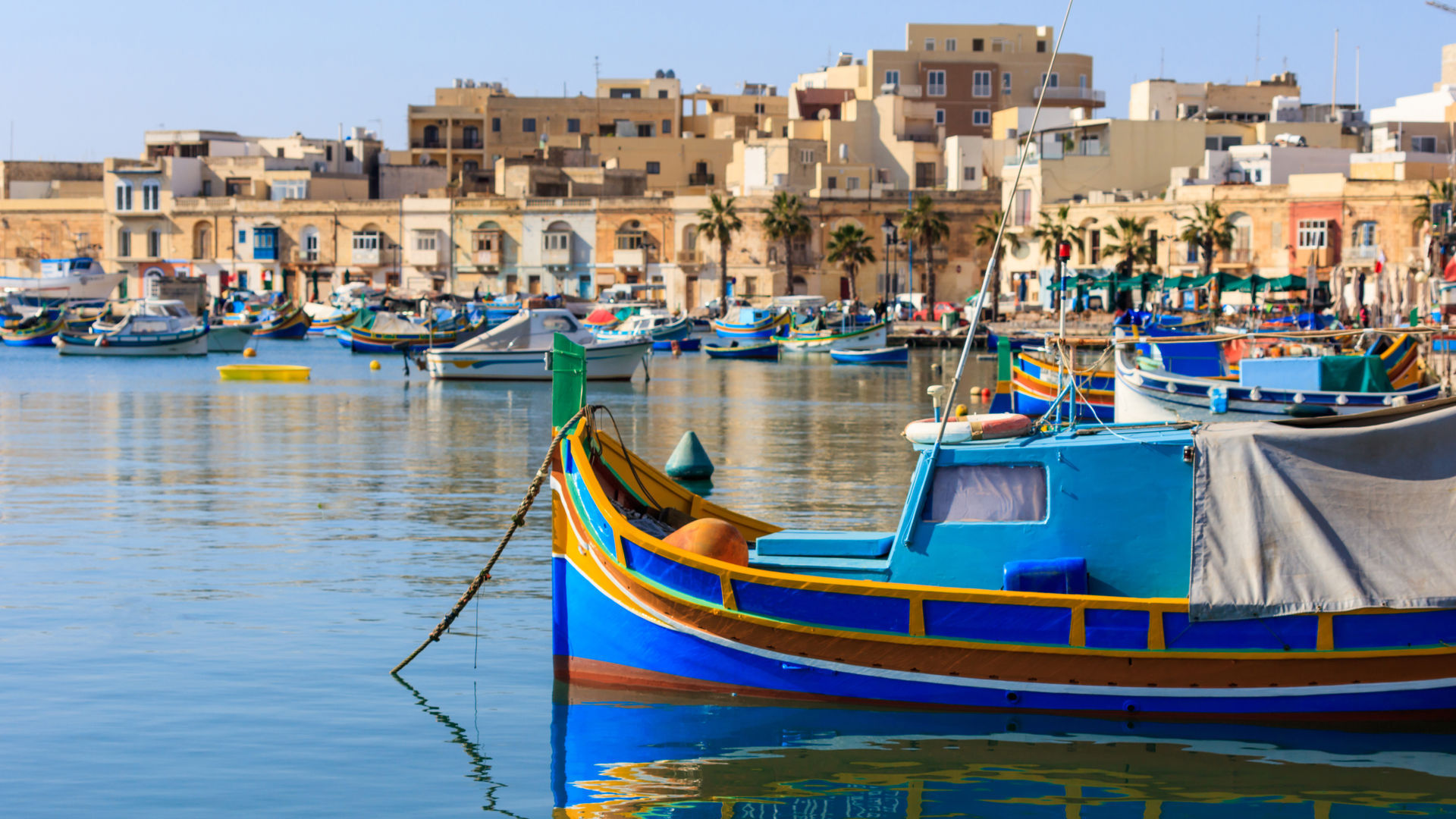 Marsaxlokk fishing village in Malta