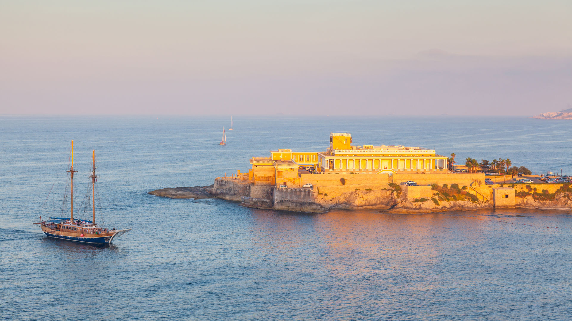 St. George's Bay in St. Julian's, Malta