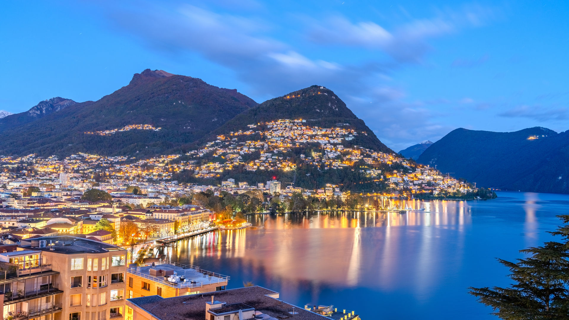 Lake Lugano, Switzerland