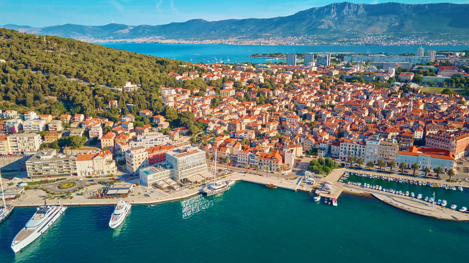 Coastal Old Town, Split, Croatia