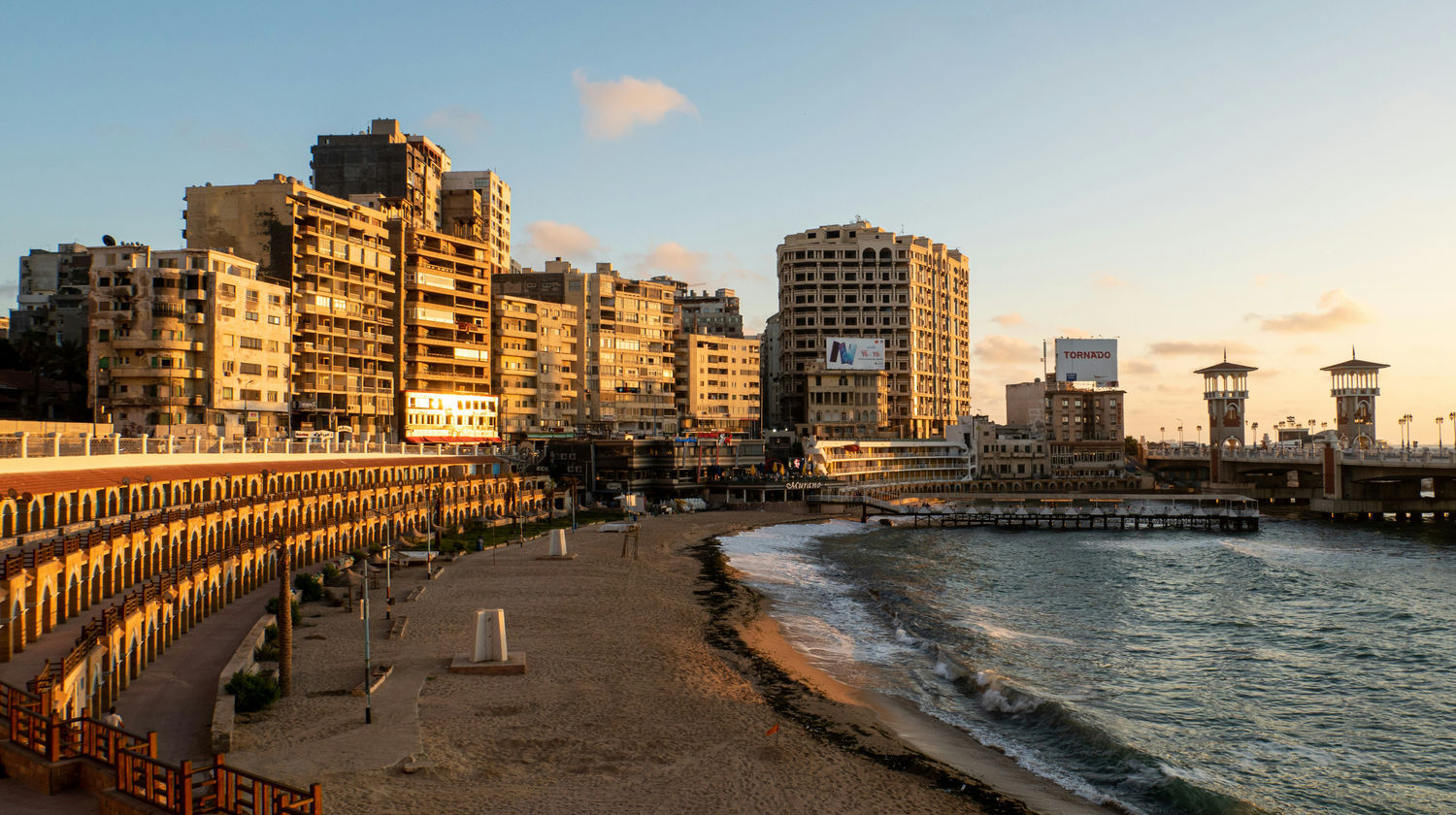 Corniche Promenade, Alexandria, Egypt