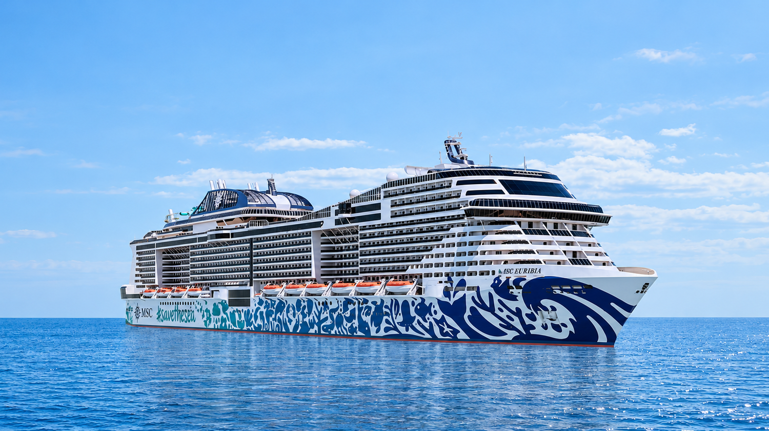 MSC Euribia, Cruise Ship, Mediterranean Sea