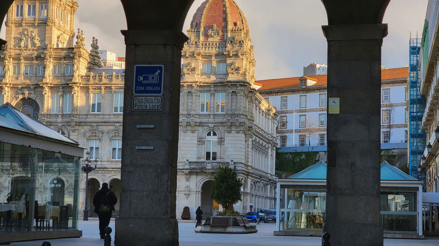 Historic Center, A Coruña, Spain