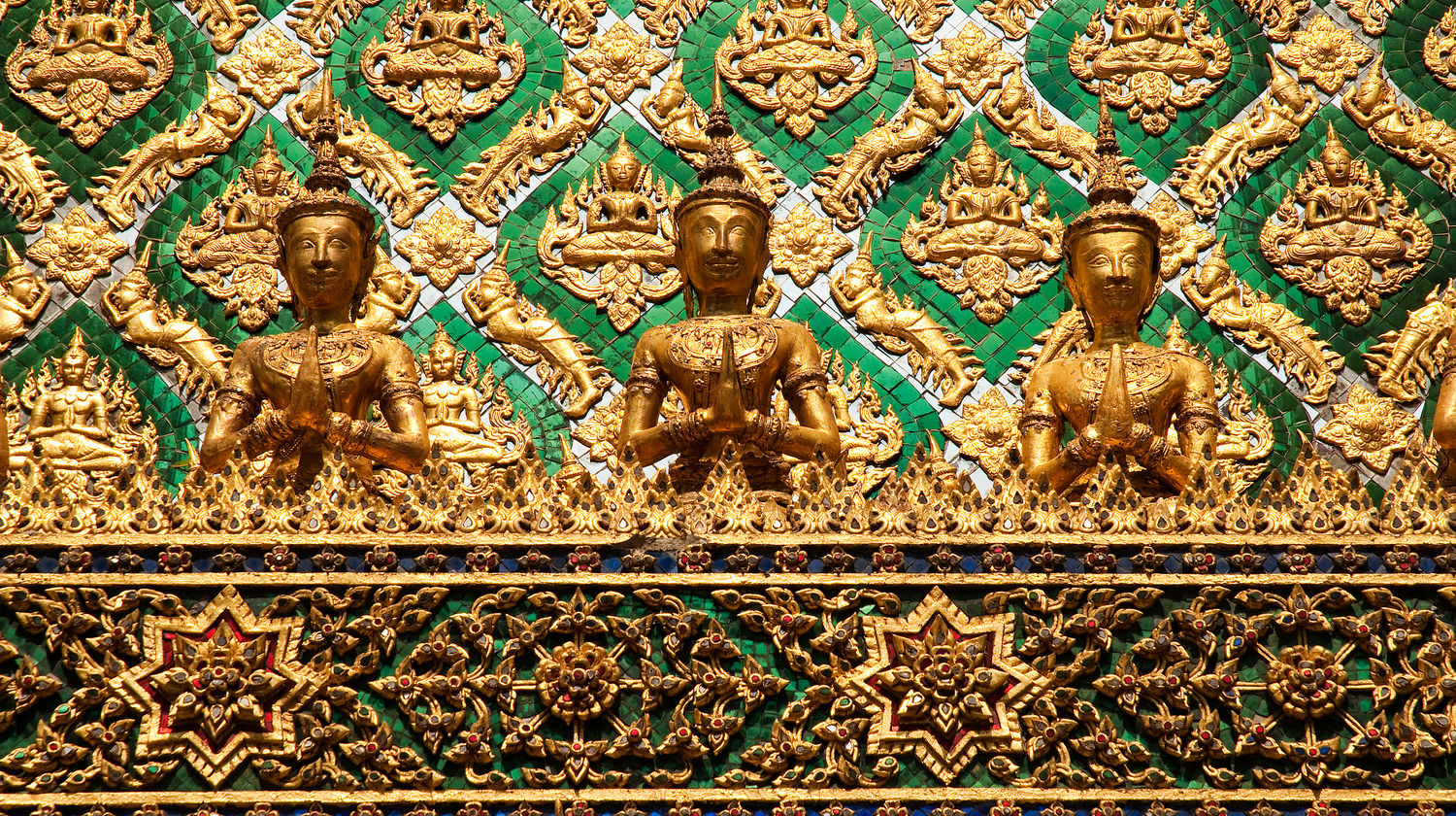 Temple Detail, Bangkok, Thailand