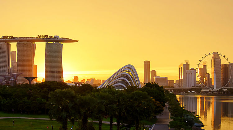 Arrival in Singapore