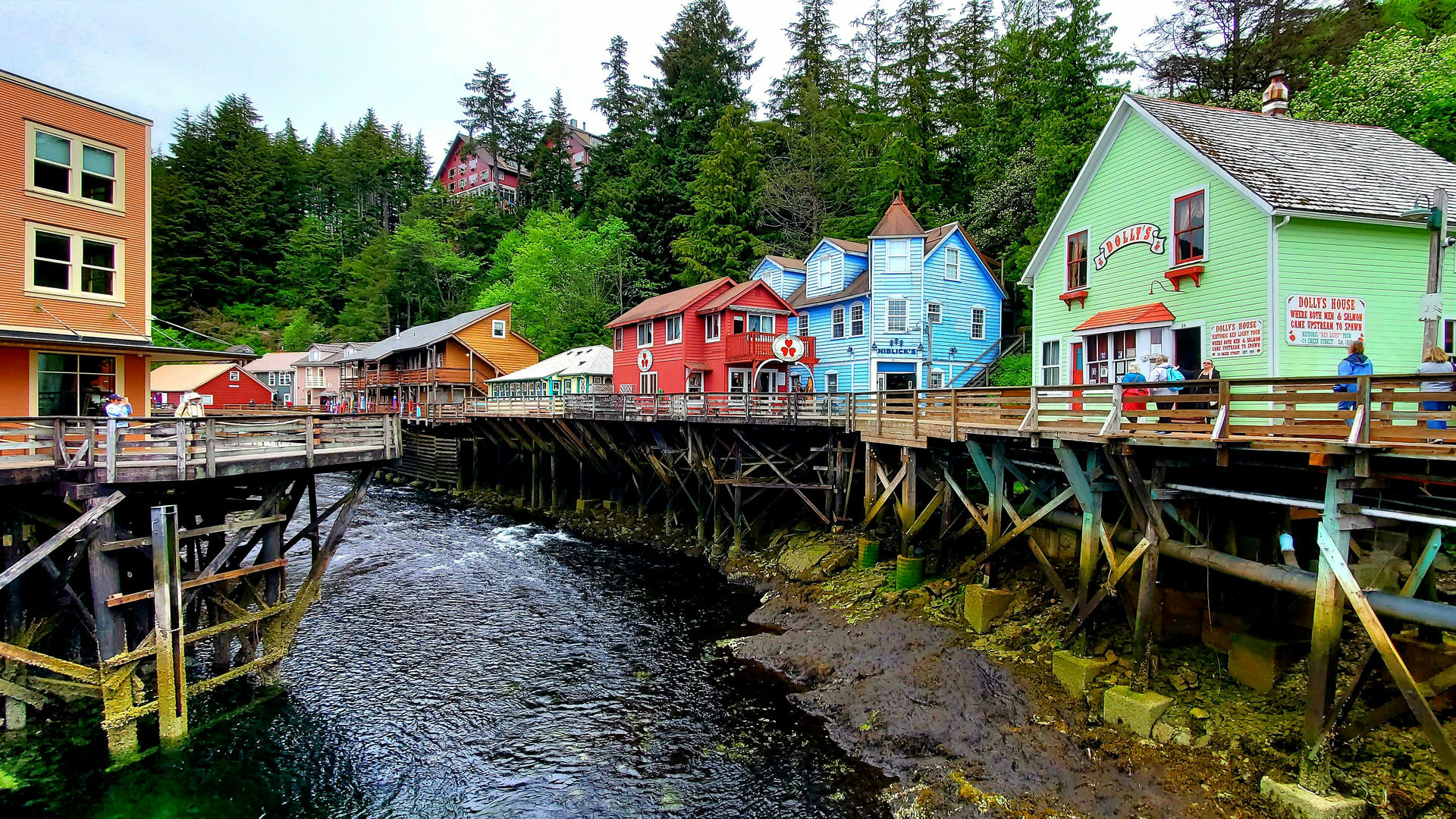 Creek Street, Ketchikan, Alaska, USA